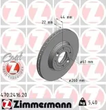 Bremsscheibe ZIMMERMANN 470.2416.20