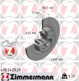 Bremsscheibe Hinterachse ZIMMERMANN 470.2429.20