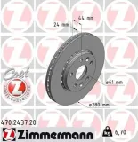 Bremsscheibe ZIMMERMANN 470.2437.20