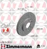 Bremsscheibe Vorderachse ZIMMERMANN 470.2439.52