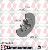 Bremsscheibe ZIMMERMANN 470.2447.00