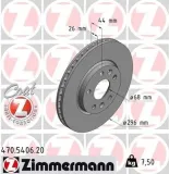 Bremsscheibe ZIMMERMANN 470.5406.20