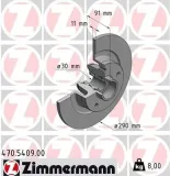 Bremsscheibe ZIMMERMANN 470.5409.00