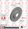 Bremsscheibe Vorderachse ZIMMERMANN 480.1544.20