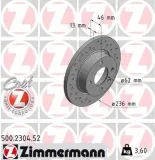 Bremsscheibe ZIMMERMANN 500.2304.52