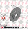 Bremsscheibe Vorderachse ZIMMERMANN 540.2496.52