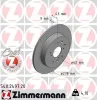 Bremsscheibe Hinterachse ZIMMERMANN 540.2497.20