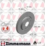 Bremsscheibe ZIMMERMANN 540.5305.20