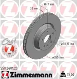 Bremsscheibe ZIMMERMANN 550.5601.20