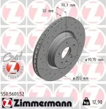 Bremsscheibe Vorderachse ZIMMERMANN 550.5601.52
