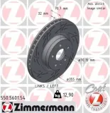 Bremsscheibe Vorderachse links ZIMMERMANN 550.5601.54