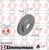 Bremsscheibe Vorderachse ZIMMERMANN 590.2569.20
