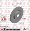 Bremsscheibe Vorderachse ZIMMERMANN 590.2584.20