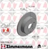 Bremsscheibe Hinterachse ZIMMERMANN 590.2596.20