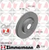 Bremsscheibe Vorderachse ZIMMERMANN 590.2810.20