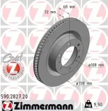 Bremsscheibe ZIMMERMANN 590.2827.20