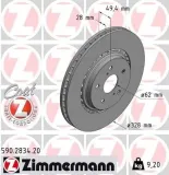 Bremsscheibe ZIMMERMANN 590.2834.20