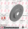 Bremsscheibe Vorderachse ZIMMERMANN 590.2834.52