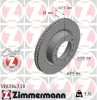Bremsscheibe Vorderachse ZIMMERMANN 590.2847.20