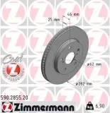 Bremsscheibe Vorderachse ZIMMERMANN 590.2855.20