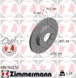 Bremsscheibe ZIMMERMANN 600.1602.52