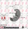 Bremstrommel Hinterachse ZIMMERMANN 600.1959.20