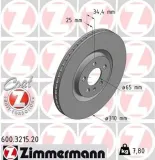 Bremsscheibe ZIMMERMANN 600.3215.20