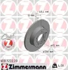 Bremsscheibe Hinterachse ZIMMERMANN 600.3222.20