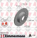 Bremsscheibe ZIMMERMANN 600.3241.52