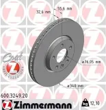 Bremsscheibe ZIMMERMANN 600.3249.20