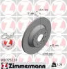 Bremsscheibe Hinterachse ZIMMERMANN 600.3252.20