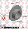 Bremsscheibe Hinterachse ZIMMERMANN 600.3257.20