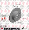Bremsscheibe Hinterachse ZIMMERMANN 610.1171.20