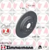 Bremsscheibe Hinterachse ZIMMERMANN 610.3714.52