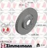 Bremsscheibe Vorderachse ZIMMERMANN 610.3724.20