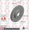 Bremsscheibe Vorderachse ZIMMERMANN 610.3724.52