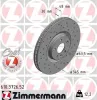 Bremsscheibe Vorderachse ZIMMERMANN 610.3726.52