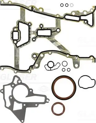 Dichtungssatz, Kurbelgehäuse GLASER B38302-00 Bild Dichtungssatz, Kurbelgehäuse GLASER B38302-00