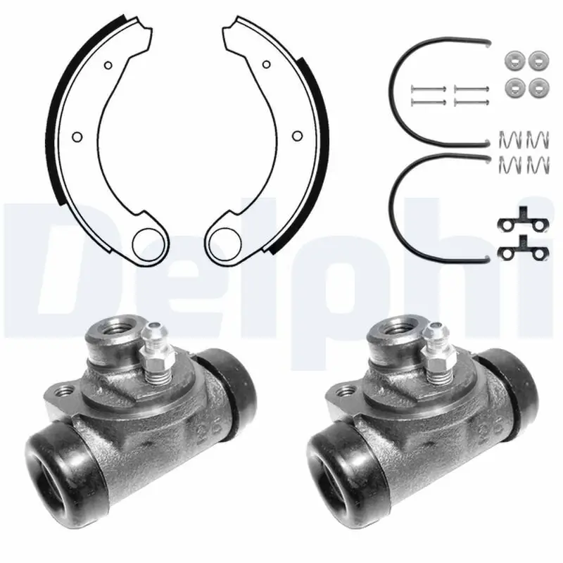 Bremsbackensatz Hinterachse DELPHI 639