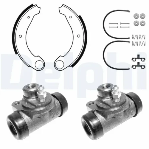 Bremsbackensatz Hinterachse DELPHI 639 Bild Bremsbackensatz Hinterachse DELPHI 639