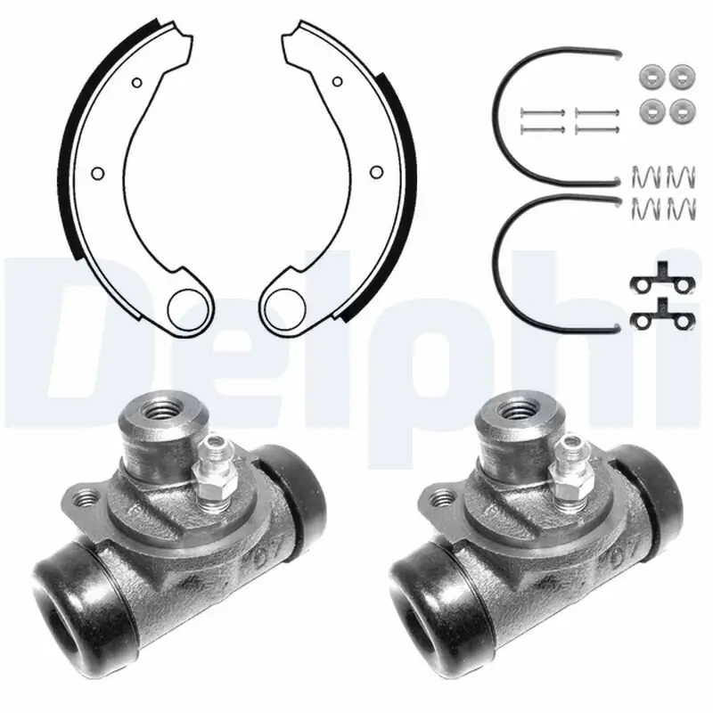 Bremsbackensatz Hinterachse DELPHI 683