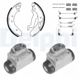 Bremsbackensatz Hinterachse DELPHI 917