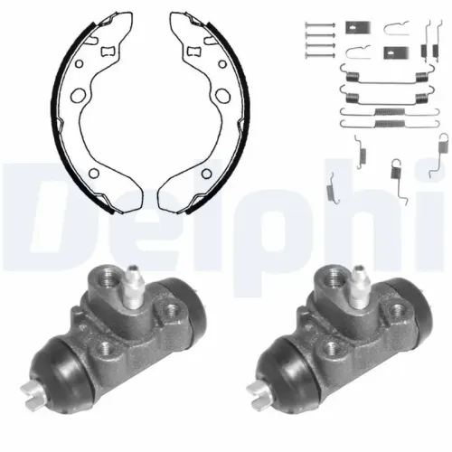 Bremsbackensatz Hinterachse DELPHI 933 Bild Bremsbackensatz Hinterachse DELPHI 933