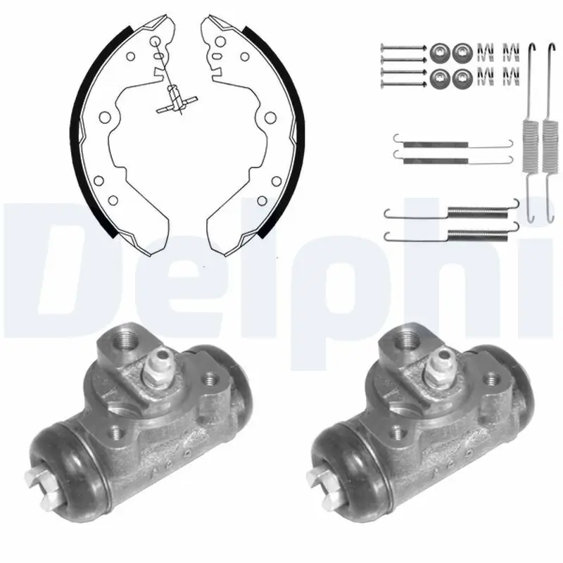 Bremsbackensatz DELPHI 969 Bild Bremsbackensatz DELPHI 969