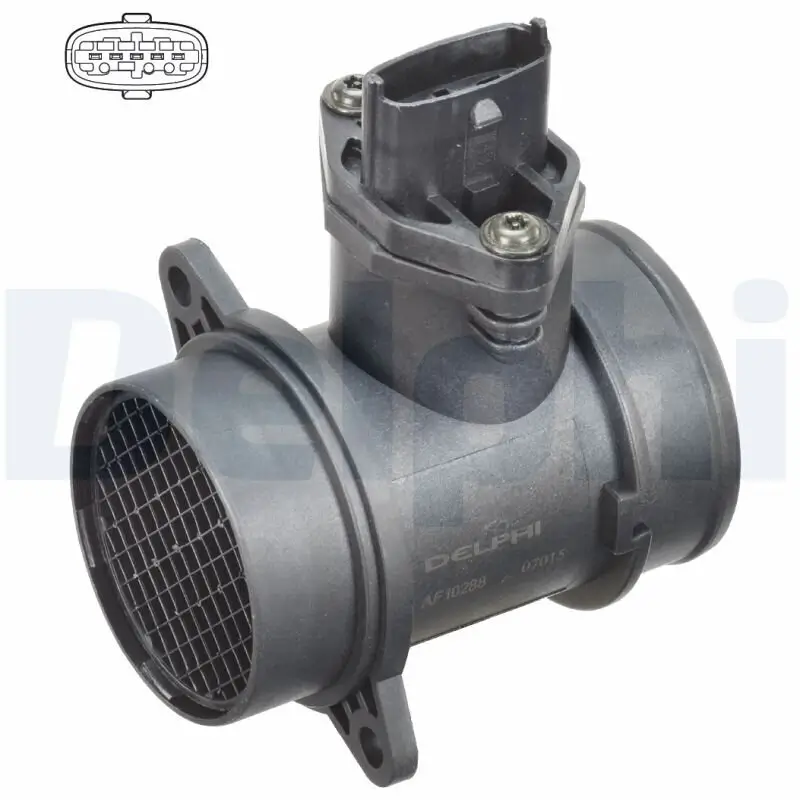 Luftmassenmesser 12 V DELPHI AF10288-12B1