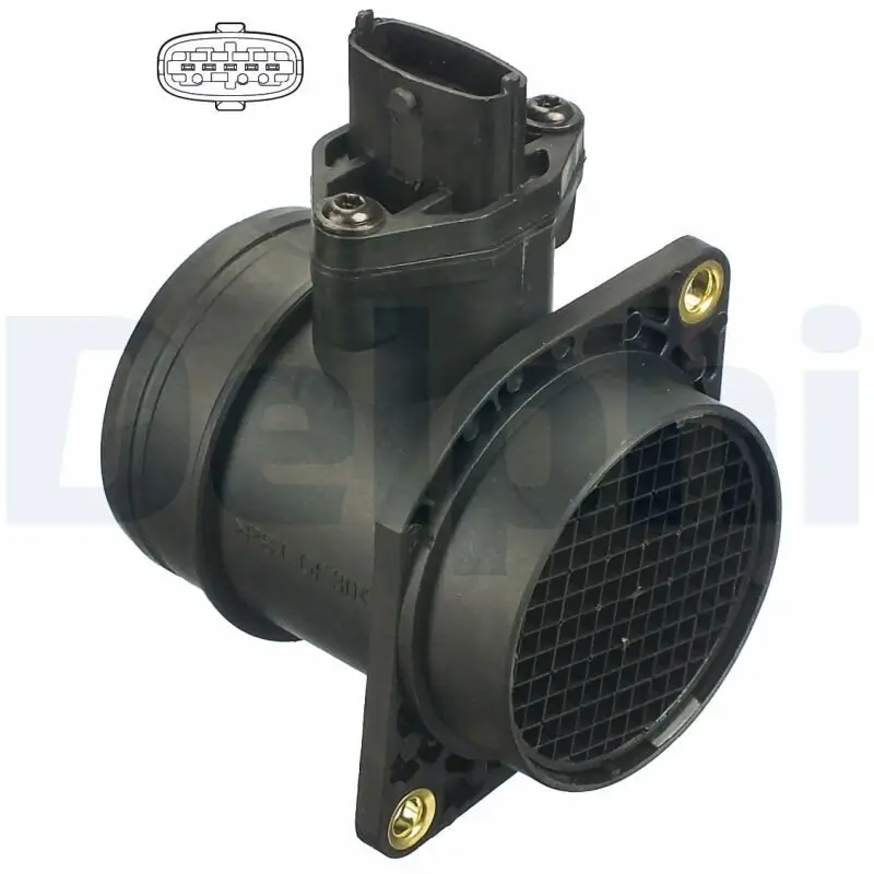 Luftmassenmesser 12 V DELPHI AF10290-12B1