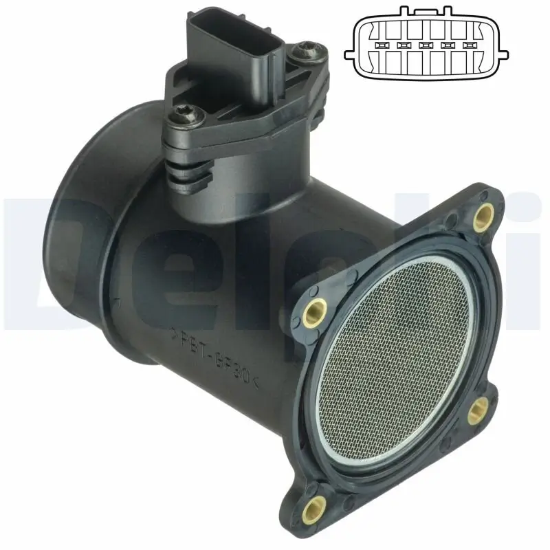Luftmassenmesser 12 V DELPHI AF10373-12B1