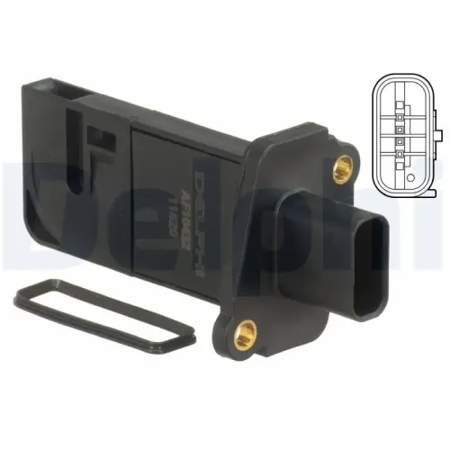 Luftmassenmesser 12 V DELPHI AF10432-12B1 Bild Luftmassenmesser 12 V DELPHI AF10432-12B1
