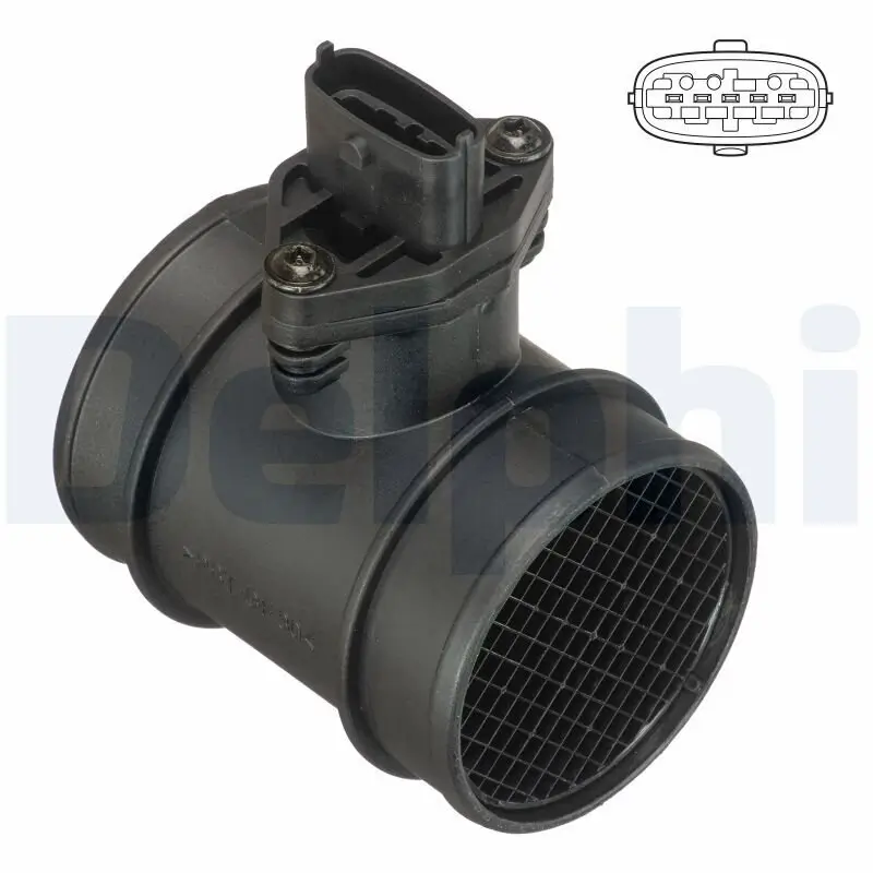 Luftmassenmesser 12 V DELPHI AF10625-12B1