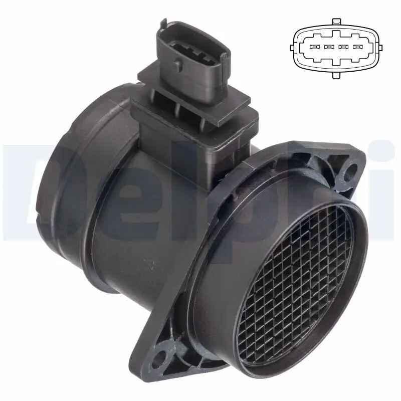 Luftmassenmesser 12 V DELPHI AF10632-12B1